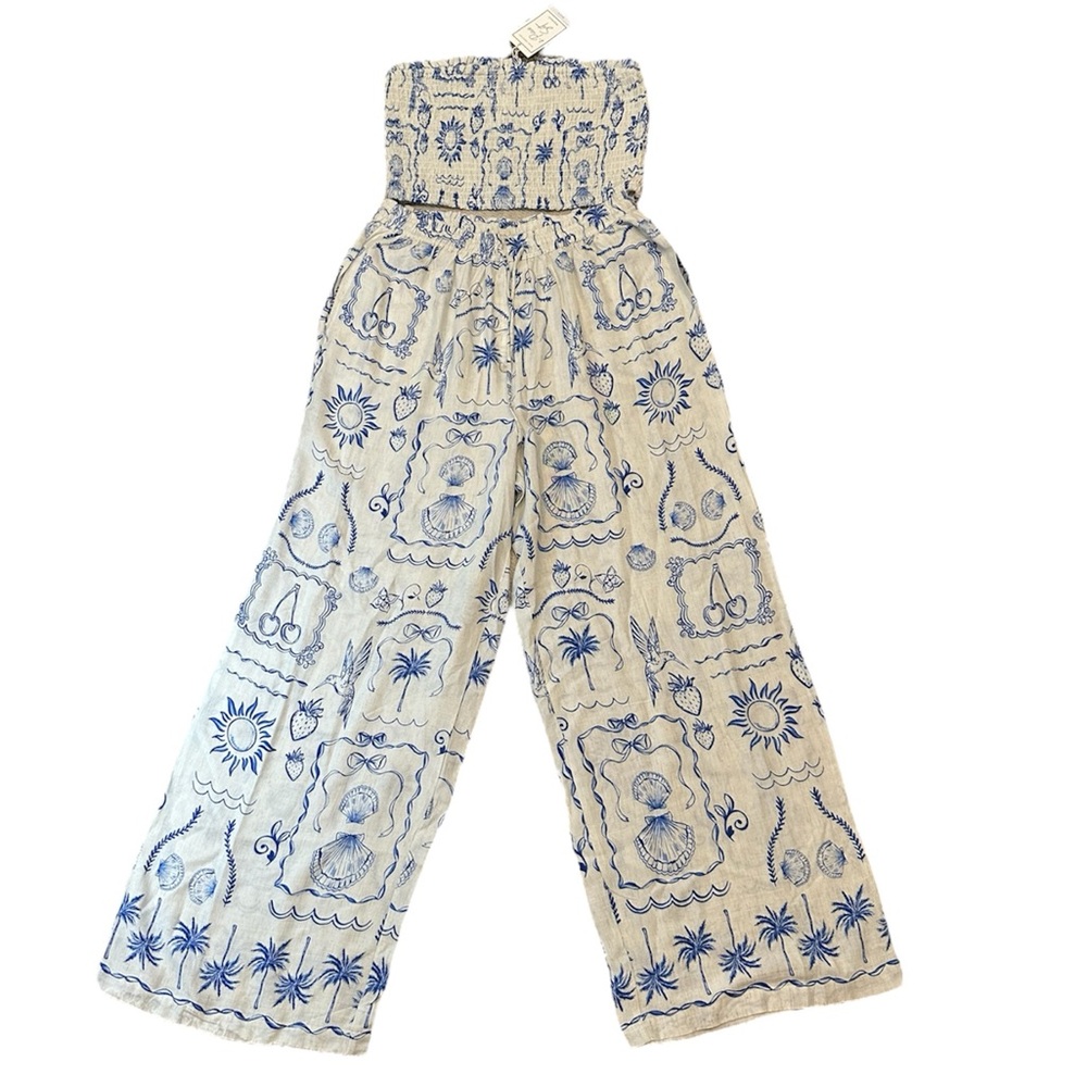 Women’s 2 Piece Matching Set Top & Pants Size Large NWT Coastal